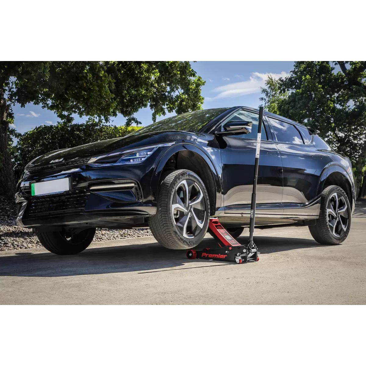 Sealey 4040AR Trolley Jack 4 Tonne Ton Rocket Quick Lift Red Car Van Garage