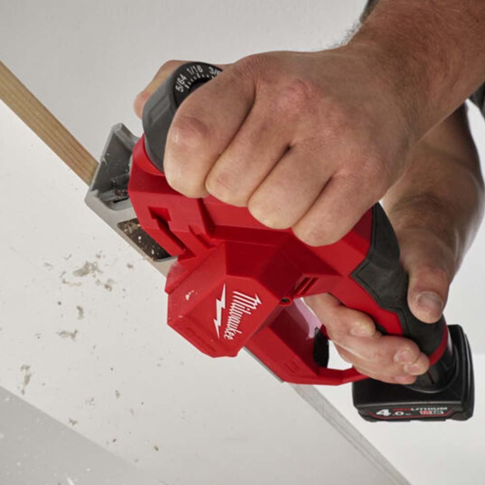 Milwaukee M12BLP-0X 12V Brushless 56mm Planer with 1 x 2.5Ah Battery Charger & Case