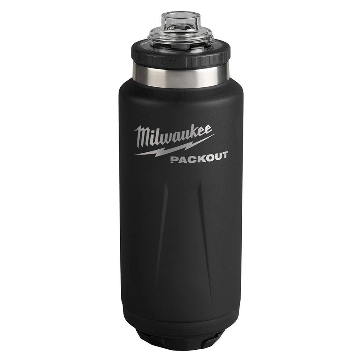 Milwaukee Packout 1065ml Chug Lid Bottle Black 4932493468
