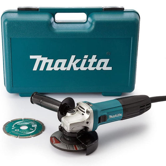 Makita GA4530RKD/2 115mm/4.5" Angle Grinder With Case & Diamond Blade 240V Item Condition Seller Refurbished