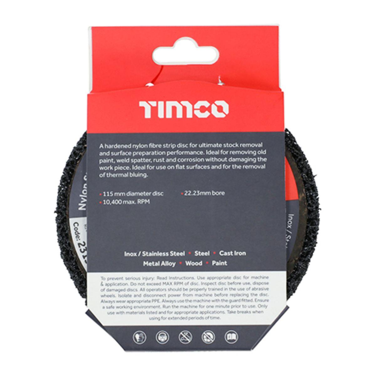 Timco 115mm Nylon Stripping & Preparation Disc - 231363