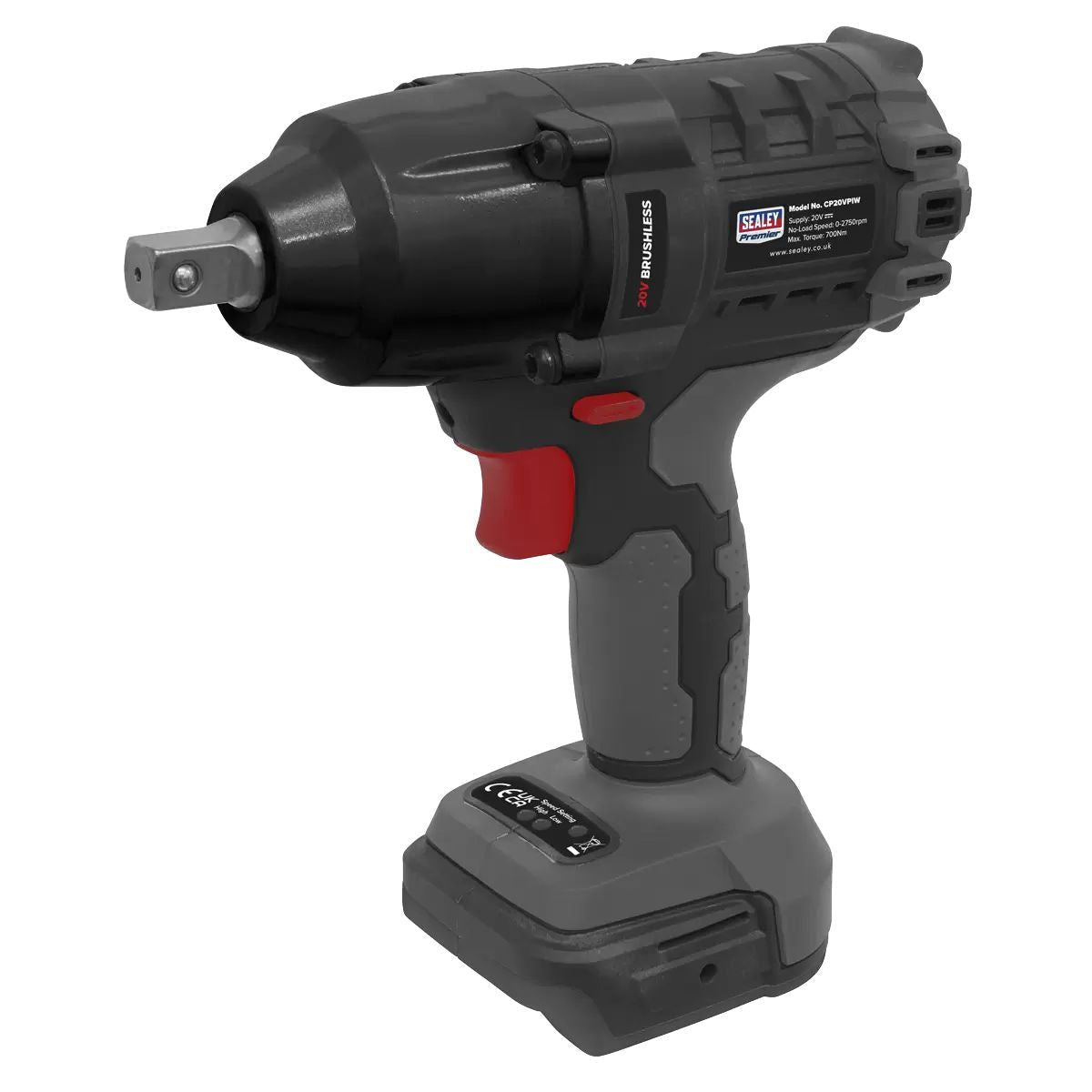 Sealey CP20VPIW 20V Brushless Impact Wrench 1/2