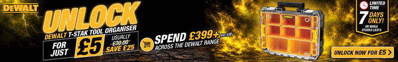 DeWalt Unlock Offer Banner
