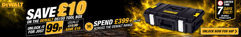 DeWalt Unlock Offer Banner