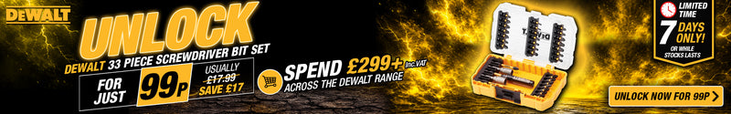 DeWalt Unlock Offer Banner