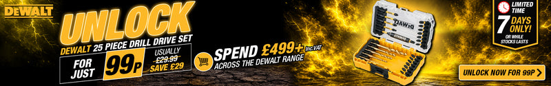 DeWalt Unlock Offer Banner