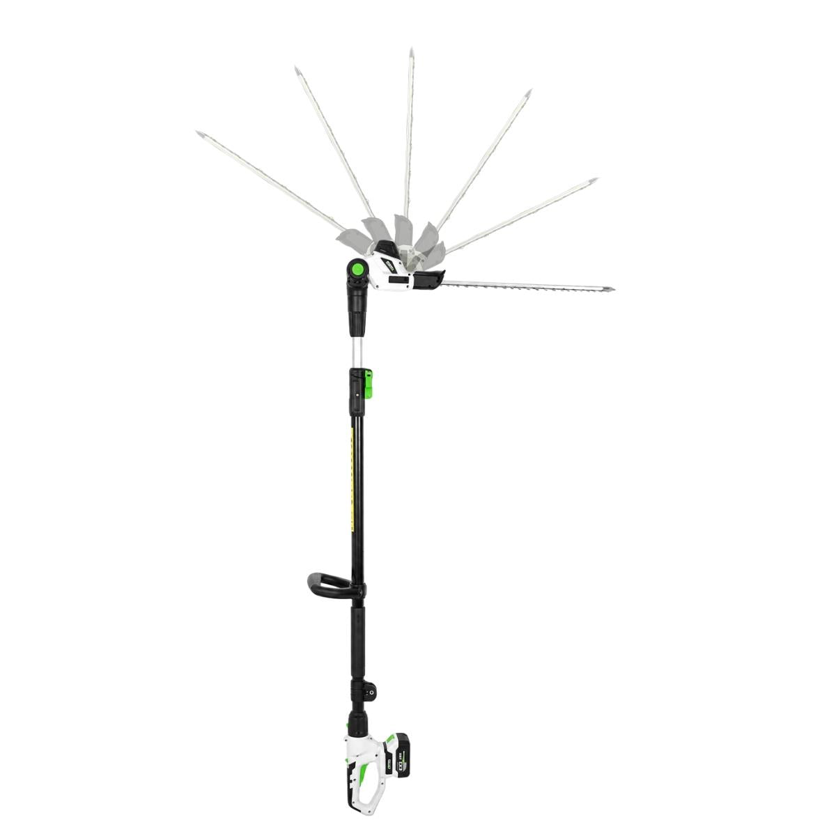 Excel 20V Cordless 2-in-1 Pole Hedge Trimmer & Pole Chainsaw Body Only Item Condition Damaged Box