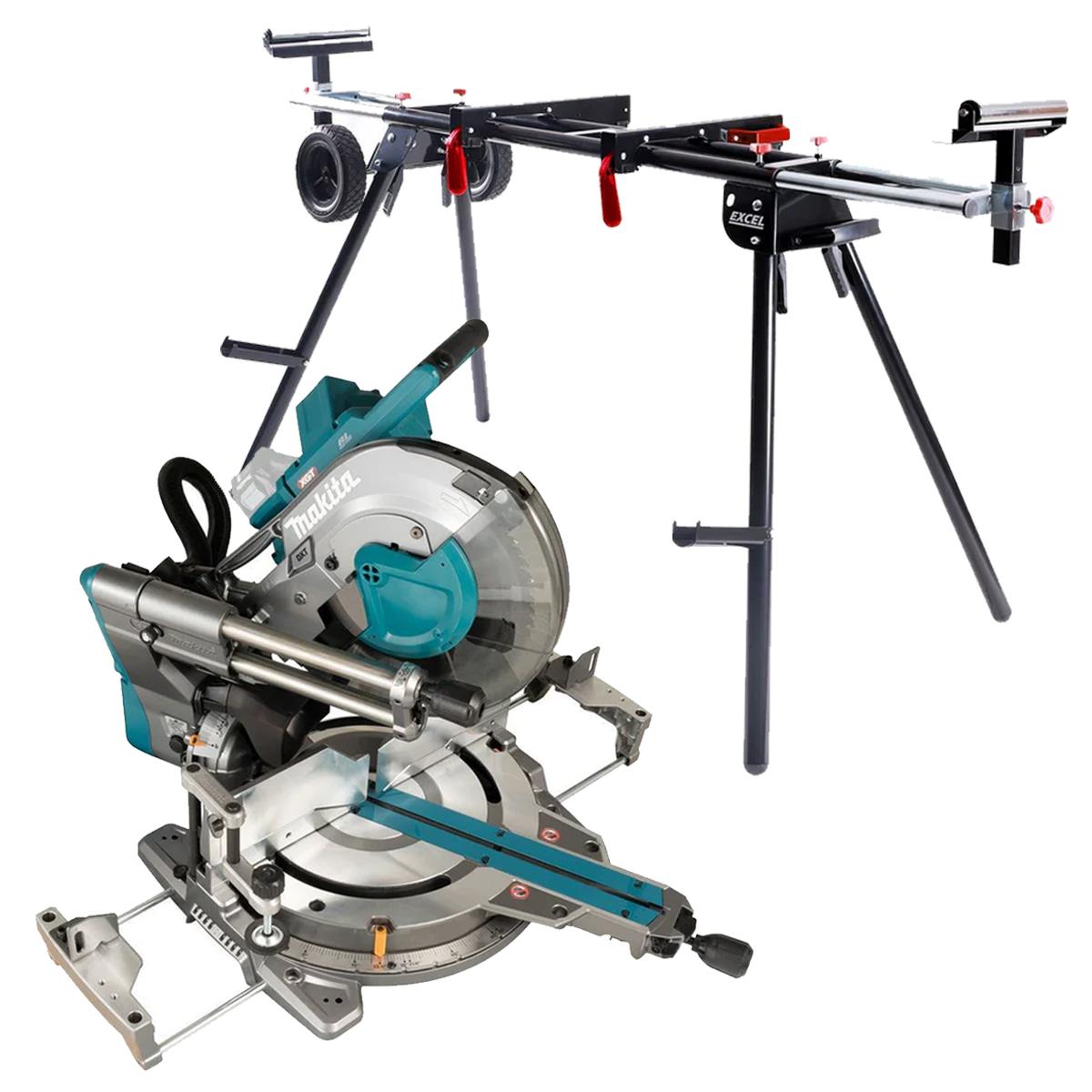 Makita LS003GZ01 40Vmax XGT Brushless Slide Compound Mitre Saw with Universal Folding Stand