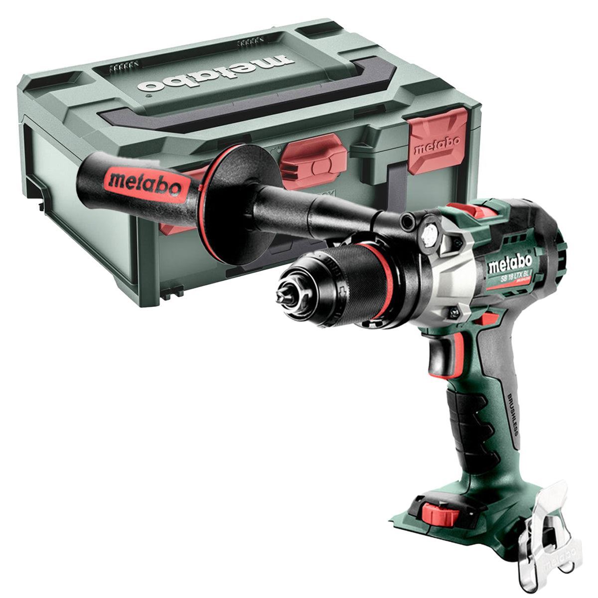 Metabo SB 18 LTX BL I 18V Brushless Combi Hammer Drill with 1 x 8.0Ah Battery Charger & Metabox