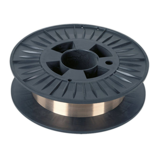 Sealey MIG/4K/BW08 4kg Copper Silicone Bronze Welding Wire 0.8mm C9 Grade