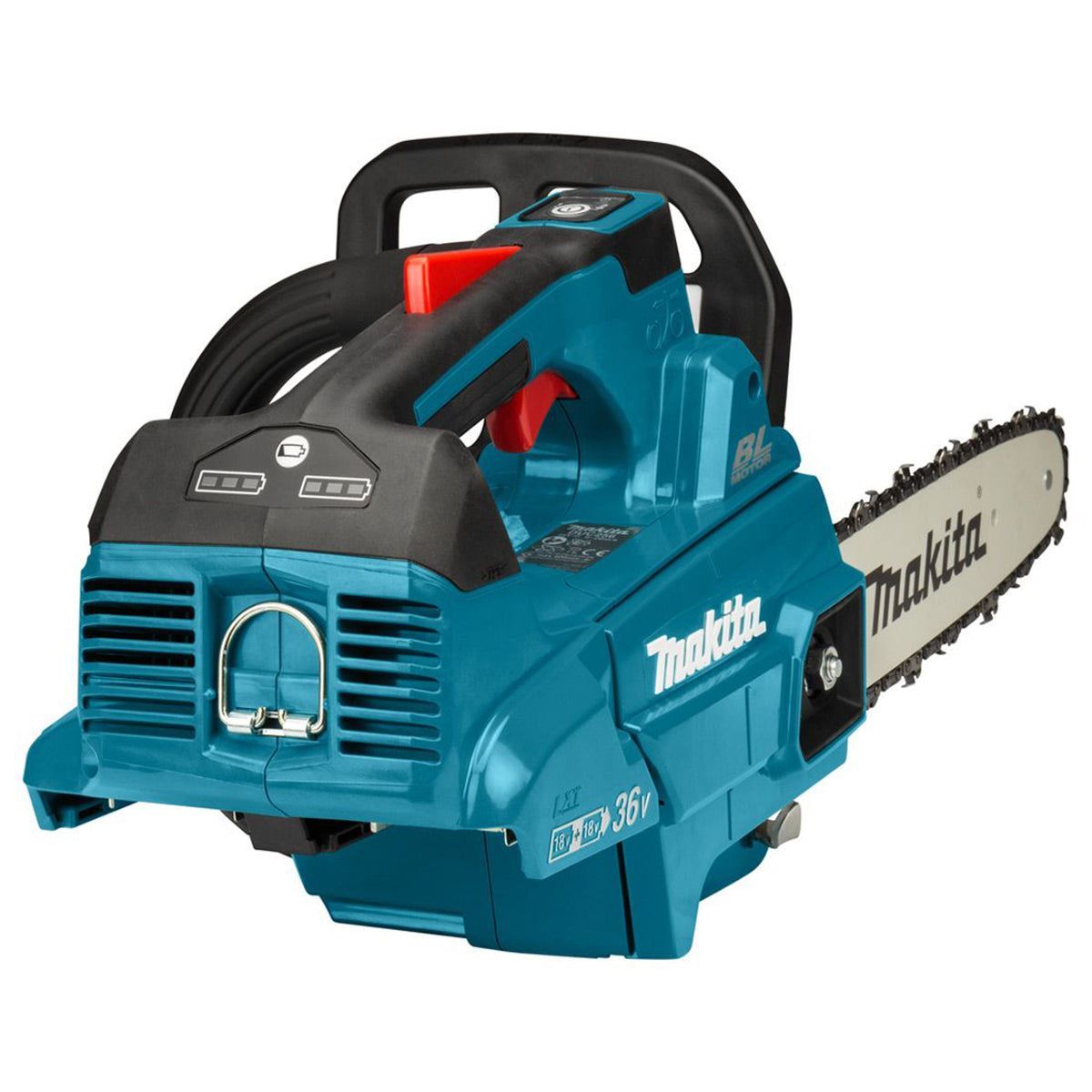 Makita DUC256Z 36V Brushless 25cm Chainsaw with 2 x 5.0Ah Battery & Charger