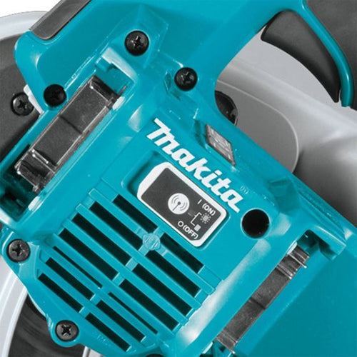 Makita DSP601ZJU 36V Brushless AWS Plunge Saw Body Only with 2 x Guide Rail, Connector, Blade & Clamp Set