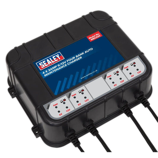 Sealey MBC420 6/12V Four Bank Auto Maintenance Charger