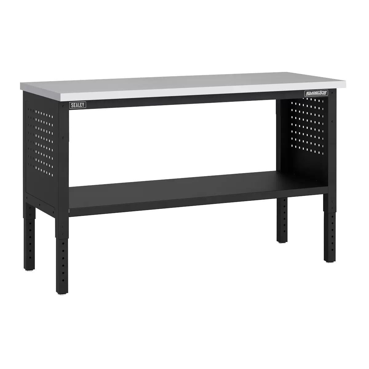 Sealey APMWB60COMBO2SS Superline PRO Modular Workbench with 3 Drawers & Cupboard Stainless Steel Worktop 1525mm