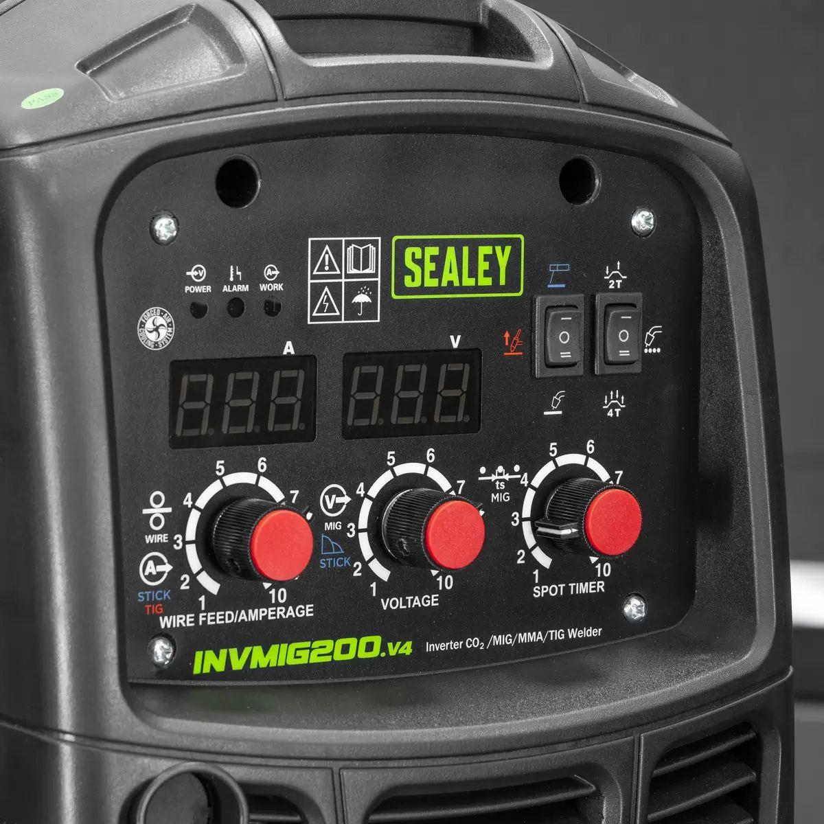 Sealey INVMIG200 Inverter MIG TIG MMA 200Amp