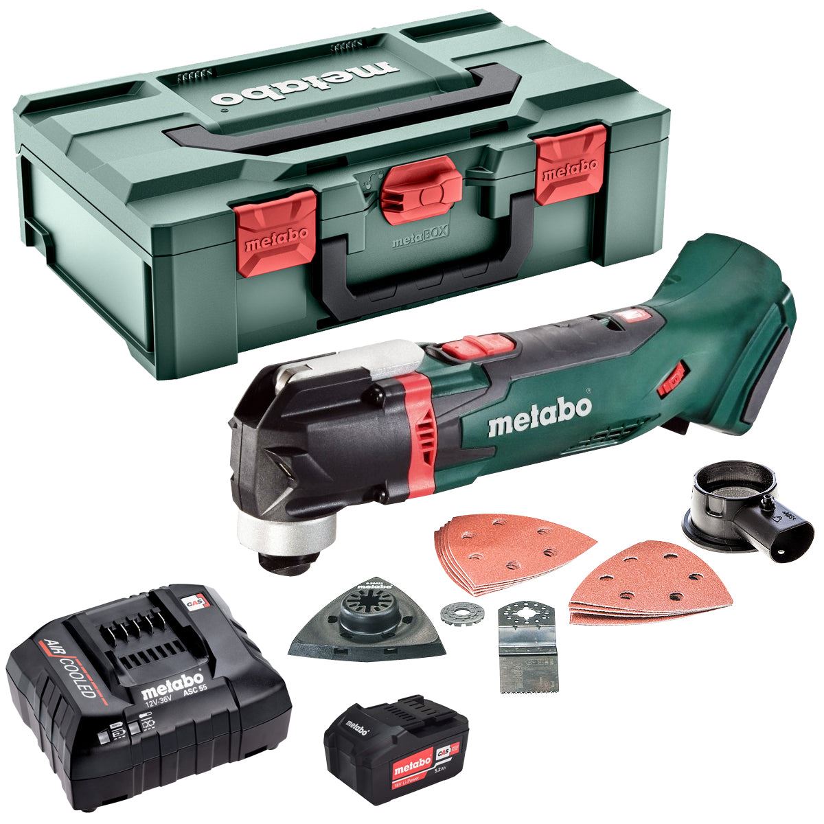 Metabo MT18LTX 18V Multi Tool Cutter with 1 x 5.2Ah Battery & Charger