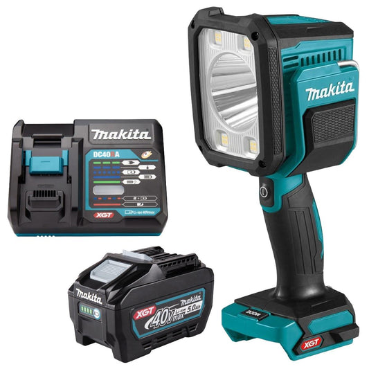 Makita ML007G 40V XGT Flashlight with 1 x 5.0Ah Battery & Charger