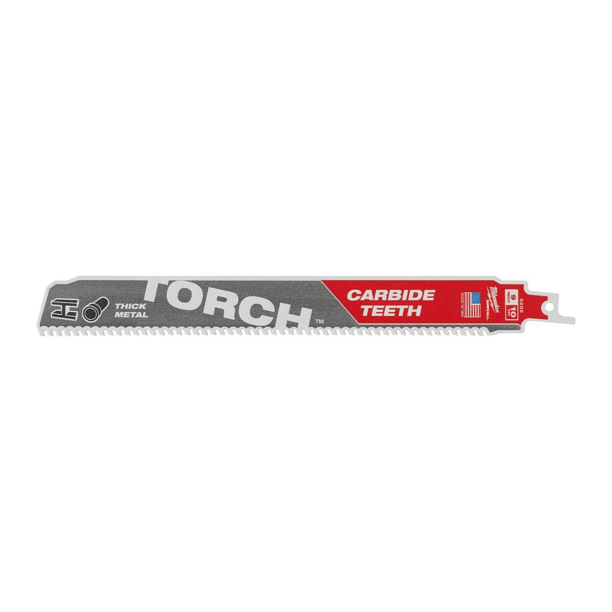 Milwaukee 230mm x 10TPI Torch Metal Sawzall Blade 48475252