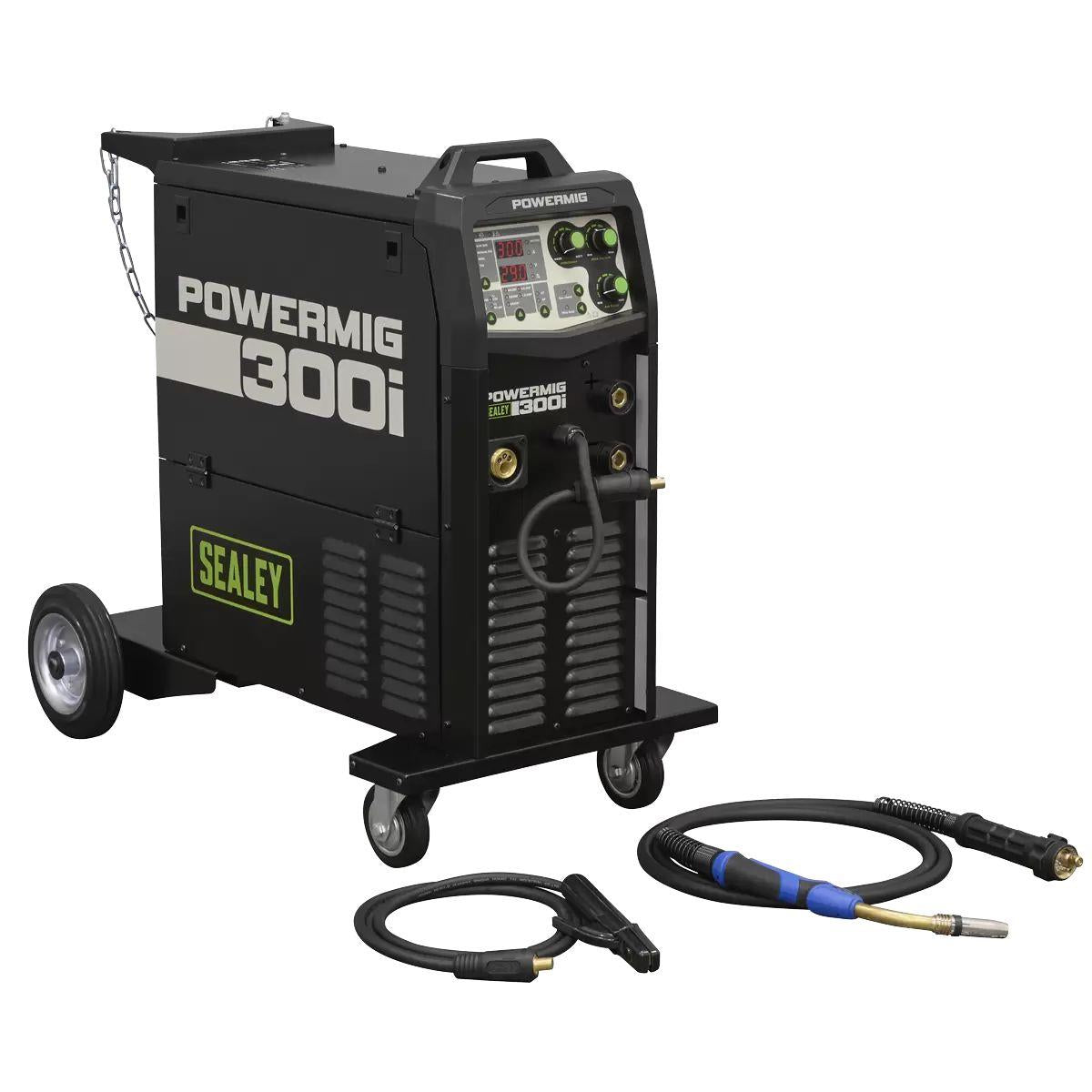 Sealey POWERMIG300i 300A Professional Gas/Gasless MIG/TIG/MMA Inverter Welder 400V/3ph