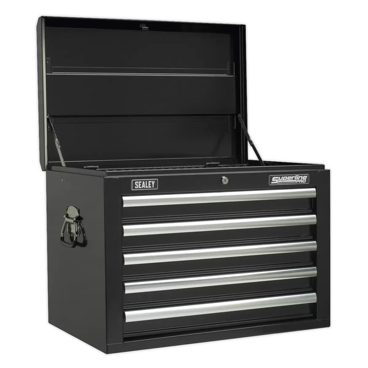 Sealey AP26059TB Topchest 5 Drawer with Ball Bearing Runners Black