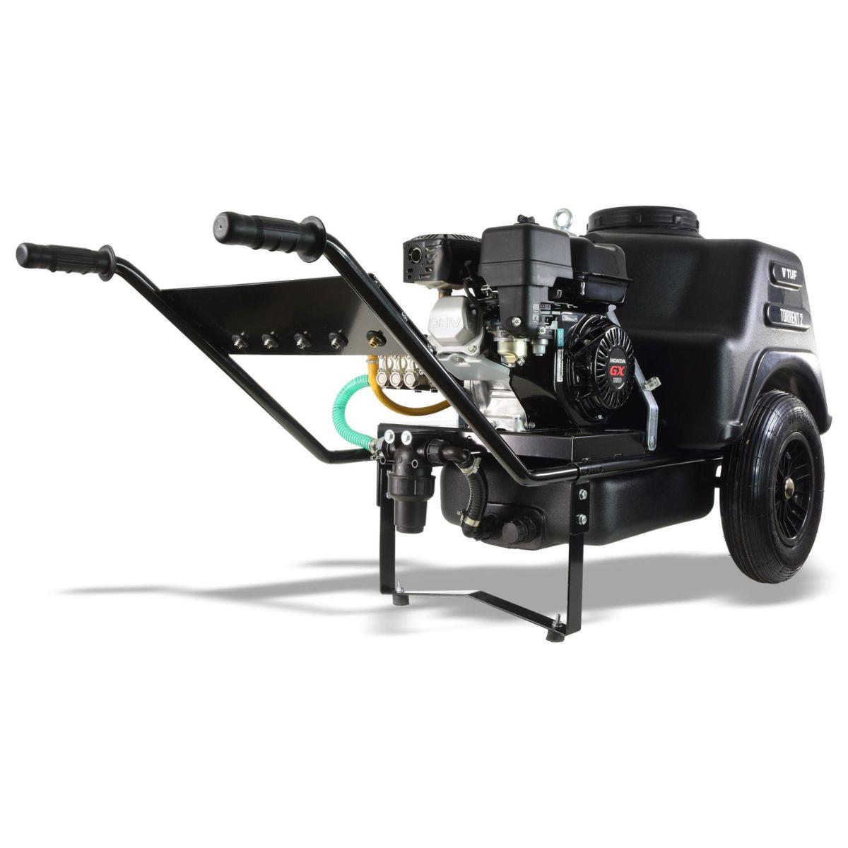 V-TUF TORRENT 2H Petrol Pressure Washer 150L Bowser Honda GX200 160Bar 13L/MIN