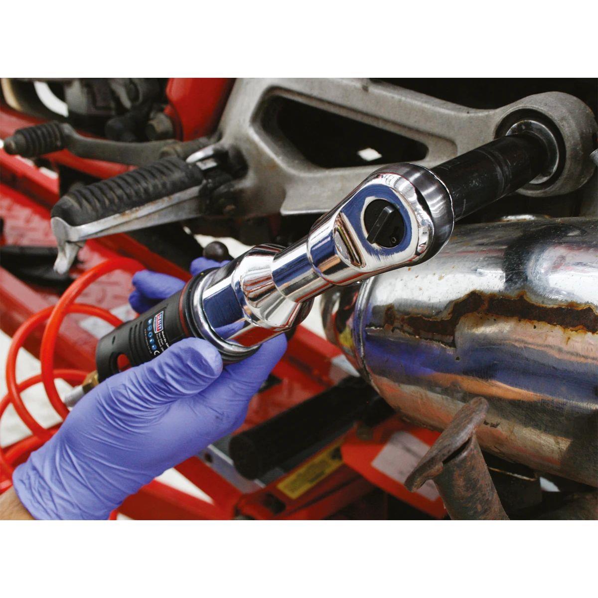 Sealey SA607 Premier Air Ratchet Wrench 3/8 Inch Sq Drive