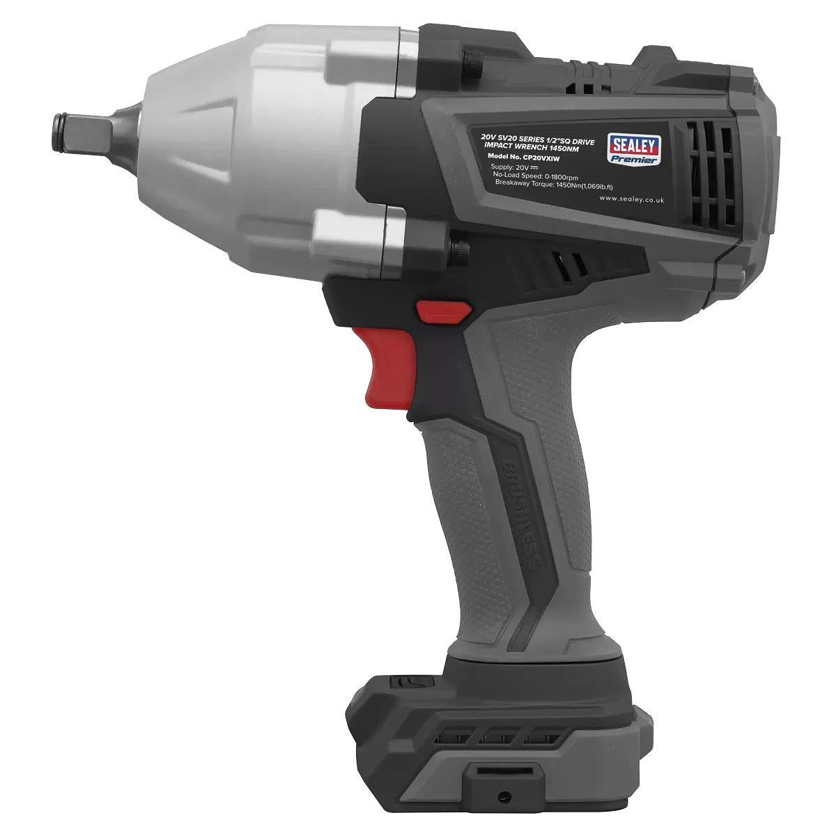 Sealey CP20VXIW Premier 20V Brushless Cordless 1/2