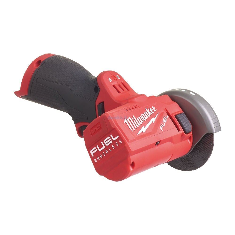 Milwaukee M12FCOT-0 12V Fuel Brushless 76mm Multi-Material Cut-off Saw with 1 x 2.5Ah Battery & Charger