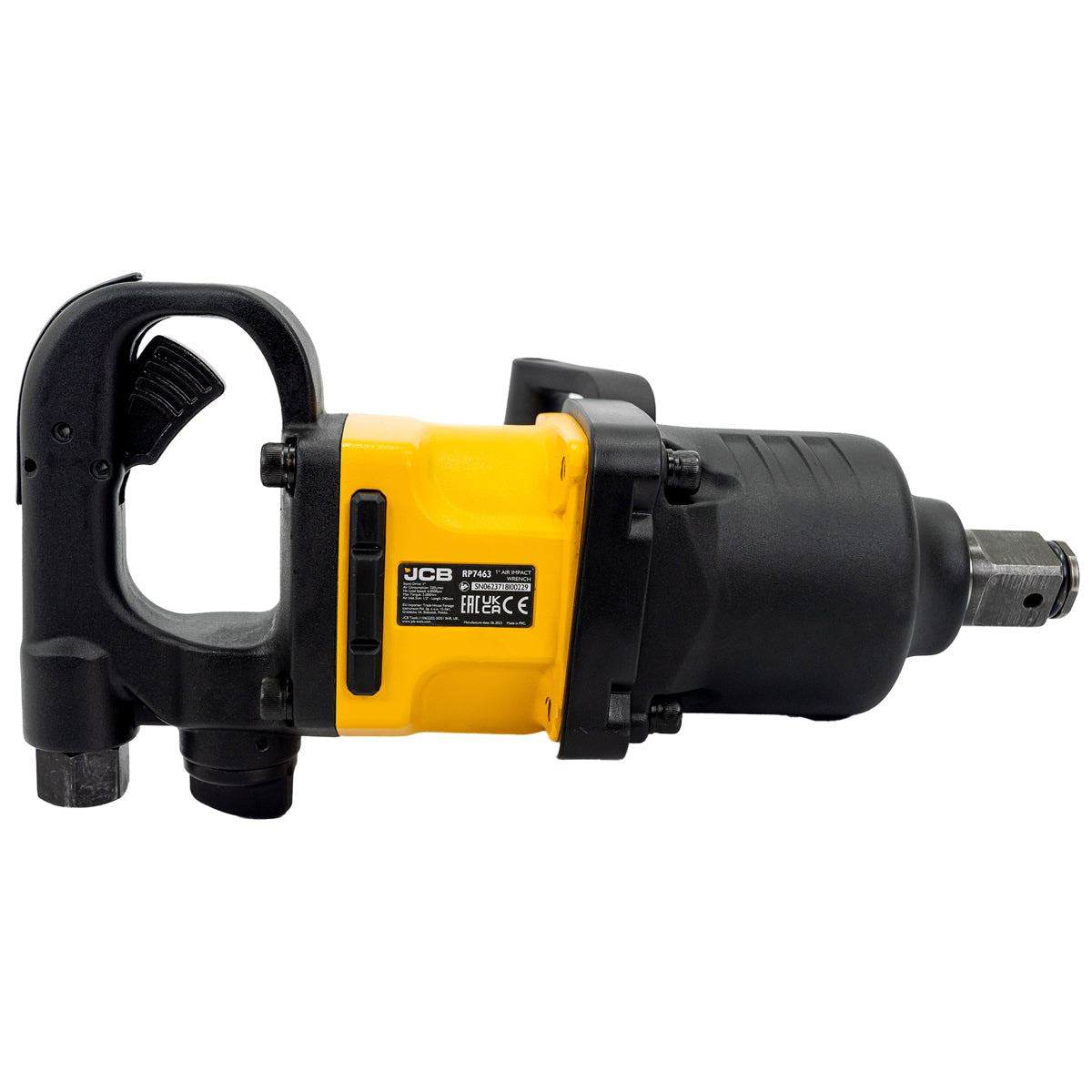 JCB RP7463 1” Square Drive Air Impact Wrench, 2000Nm Max Working Torque