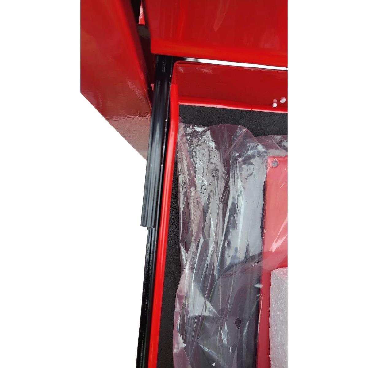 Excel Roller Tool Chest Cabinet 8 Drawers Storage Toolbox Red Item Condition Damaged Box - Collection Only