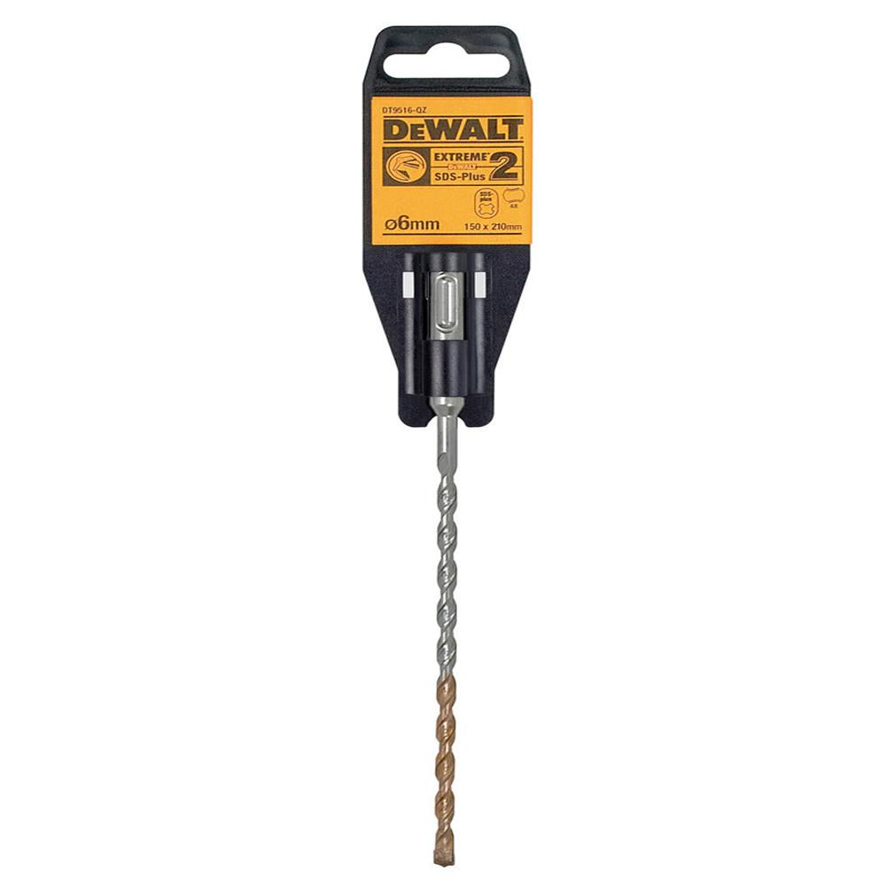 Dewalt DT9516-QZ 6 x 210mm EXTREME SDS Plus 2 Cutter Drill Bit