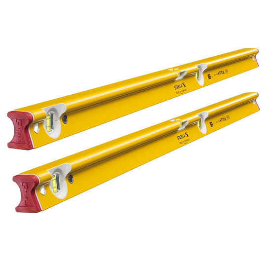 Stabila STB-R-120 1220mm / 48" R-Type Spirit Level 3 Vial - 18374 Twin Pack