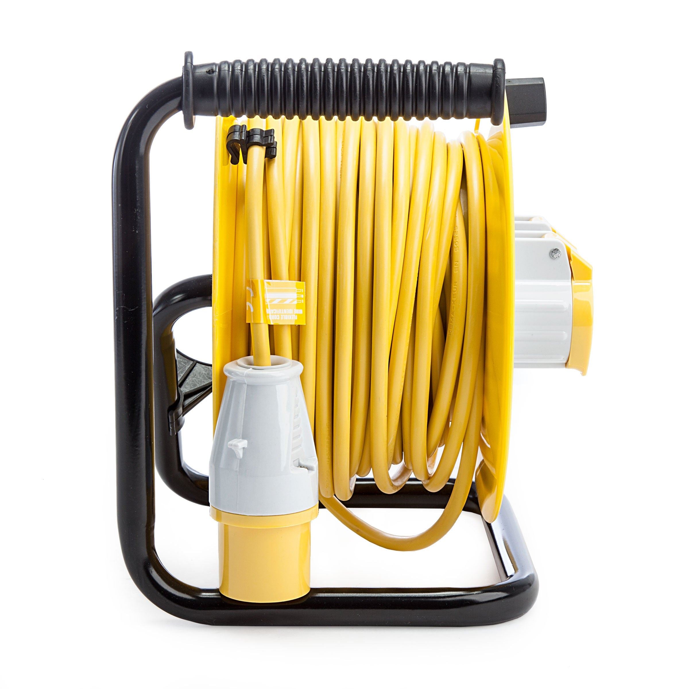 Masterplug Cable Reel 16A Thermal Cut-Out 25M 110V LVCT2516/2-MP