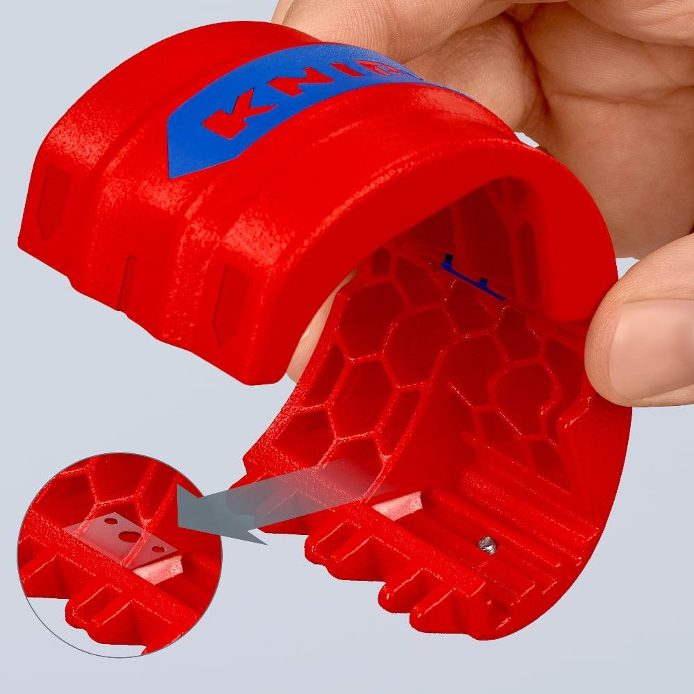 Knipex 72mm BiX Plastic Pipe Cutter & Sealing Sleeves 90 22 10 BK