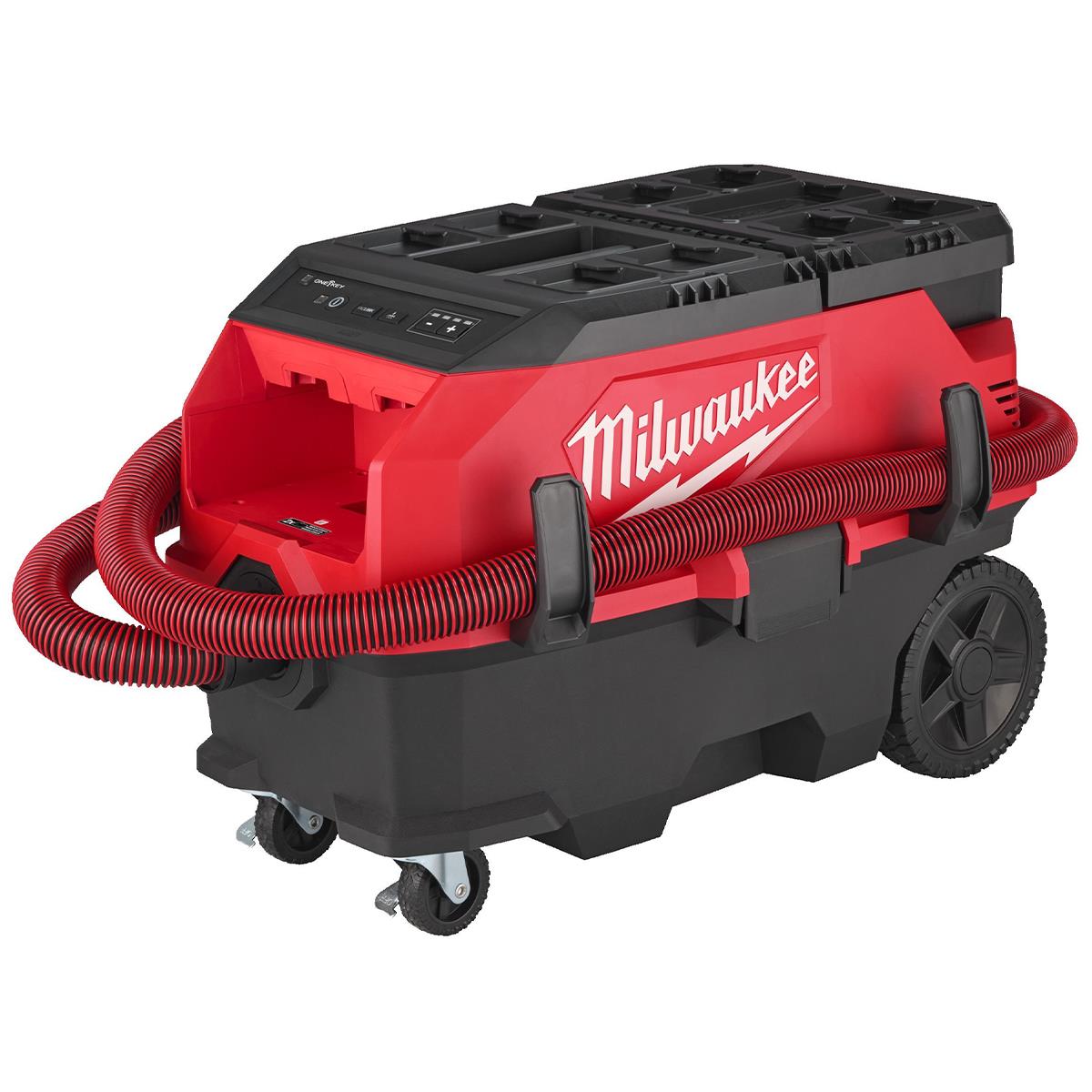 Milwaukee M18ONEF2VC34M-0 18V Dual Battery Brushless Dust Extractor with 2 x 6.0Ah Battery & Charger