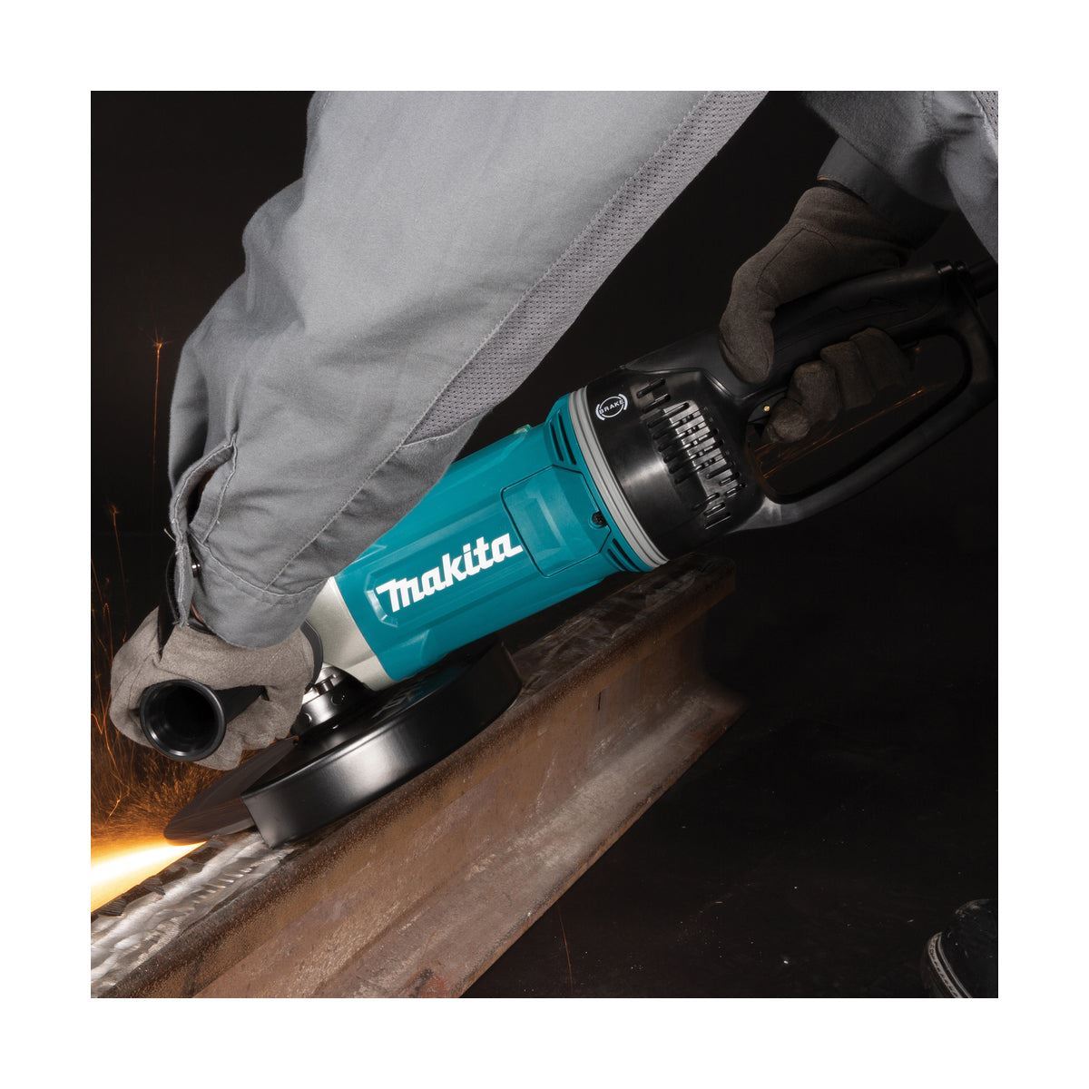 Makita GA9071X1/2 230mm Corded Angle Grinder 240V Heavy-Duty Grinder for Precision Cutting & Grinding