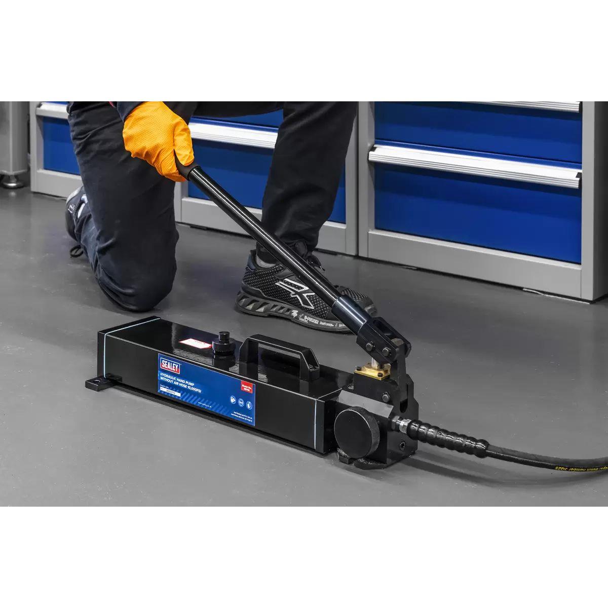Sealey RE110 Hydraulic Hand Pump without Hydraulic Hose 10,000psi