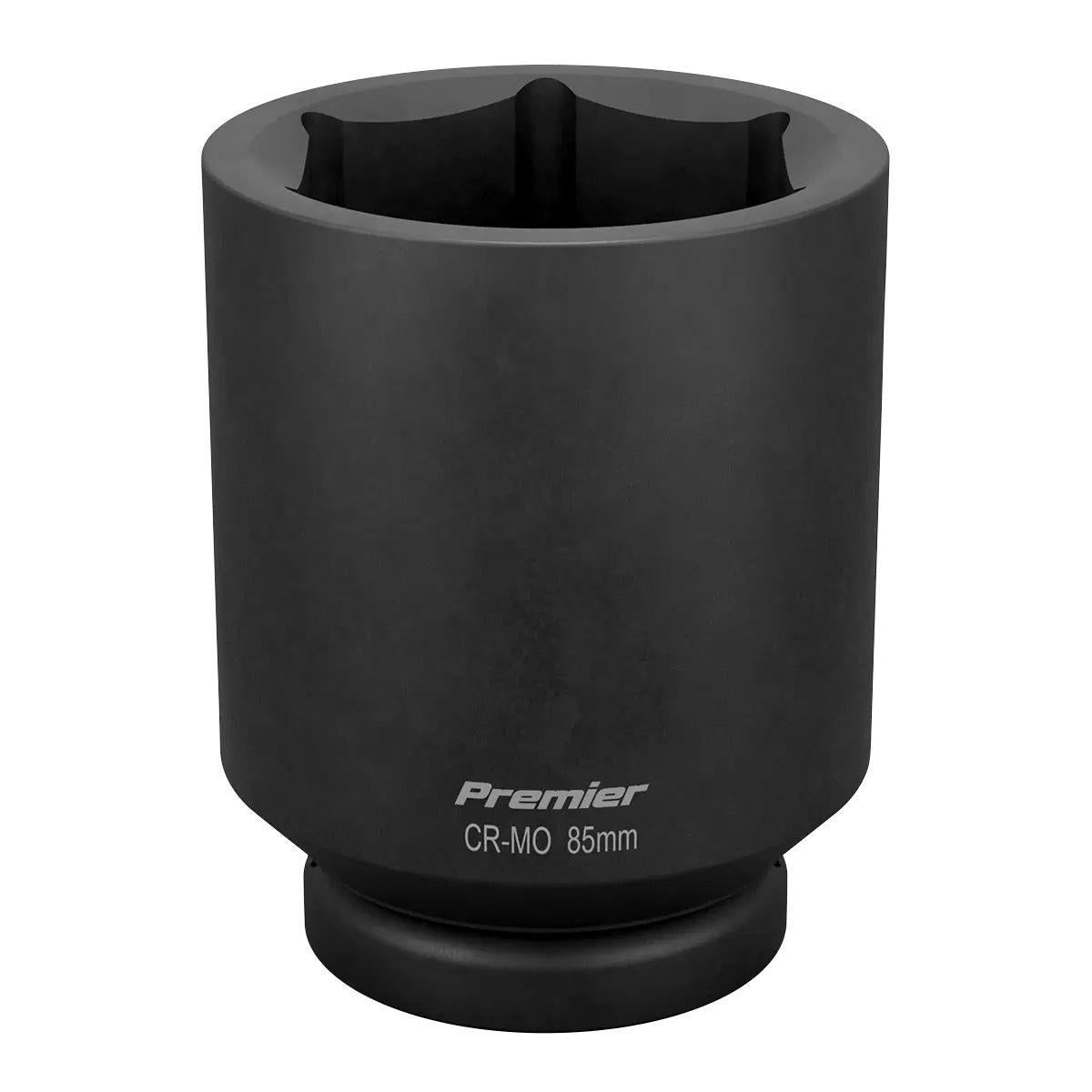 Sealey IS185D Premier Deep Impact Socket 1 inch Sq Drive 85mm