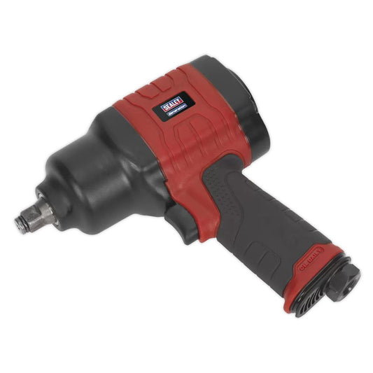 Sealey GSA6002 1/2"Sq Drive Twin Hammer Composite Air Impact Wrench