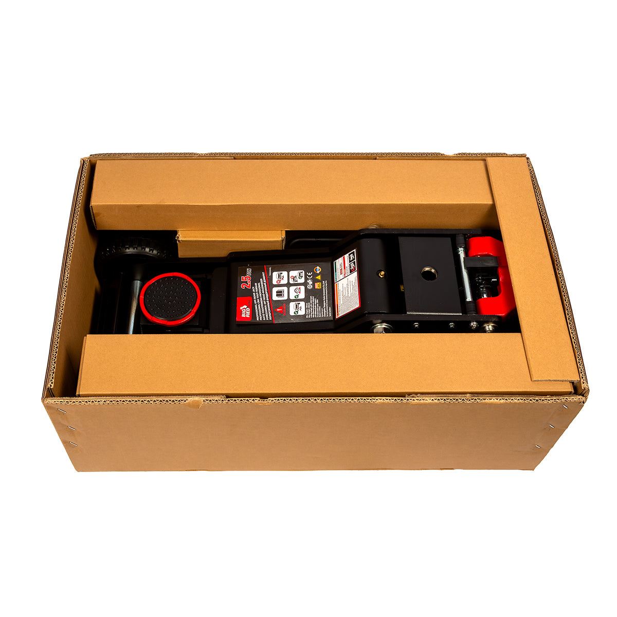 Big Red Torin 2.5-Ton Hydraulic Off-Road Jack, Lifting Range 150-606 mm