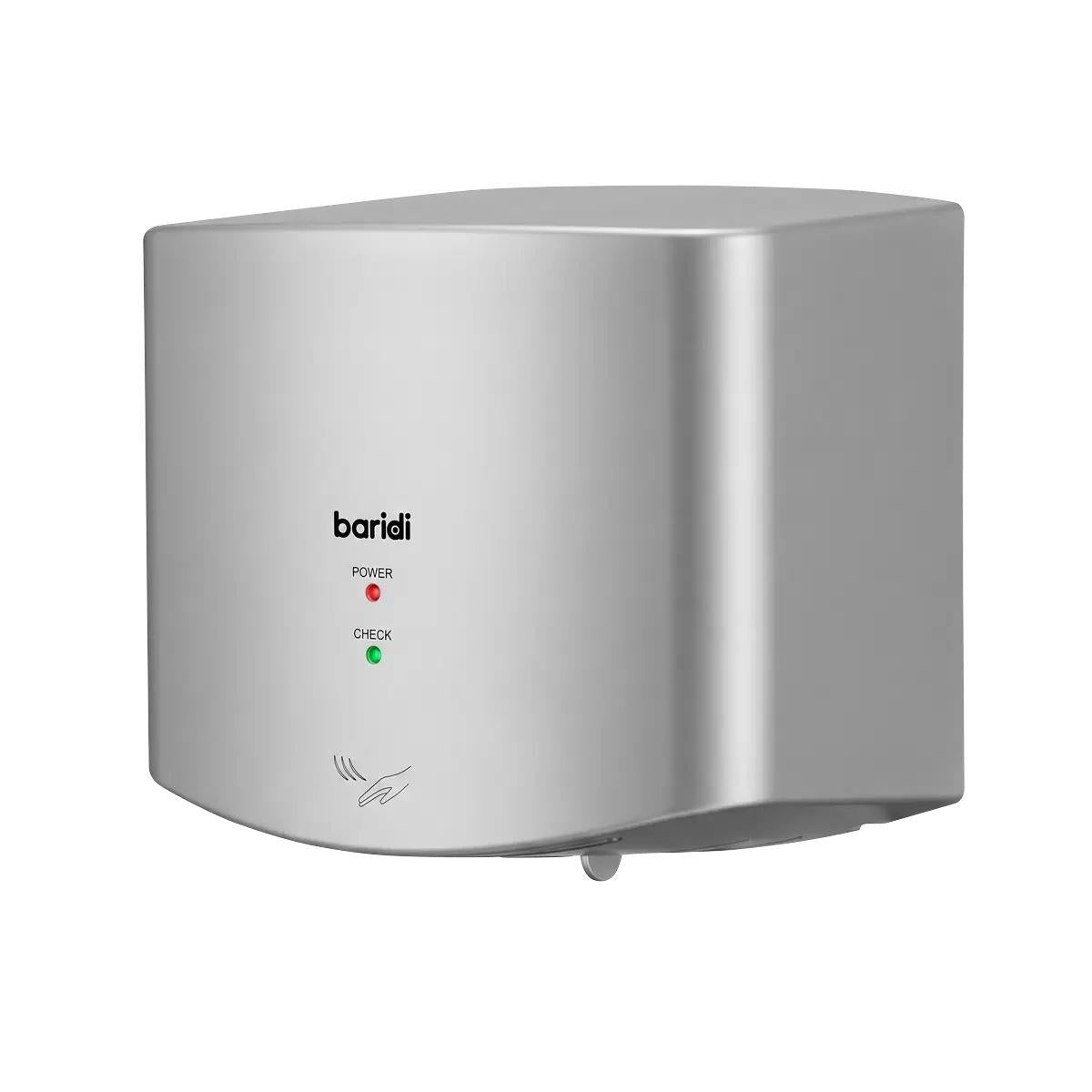 Sealey DH379 Baridi High Speed Hand Dryer with Auto-Sensor 1400-1650W/230V Silver