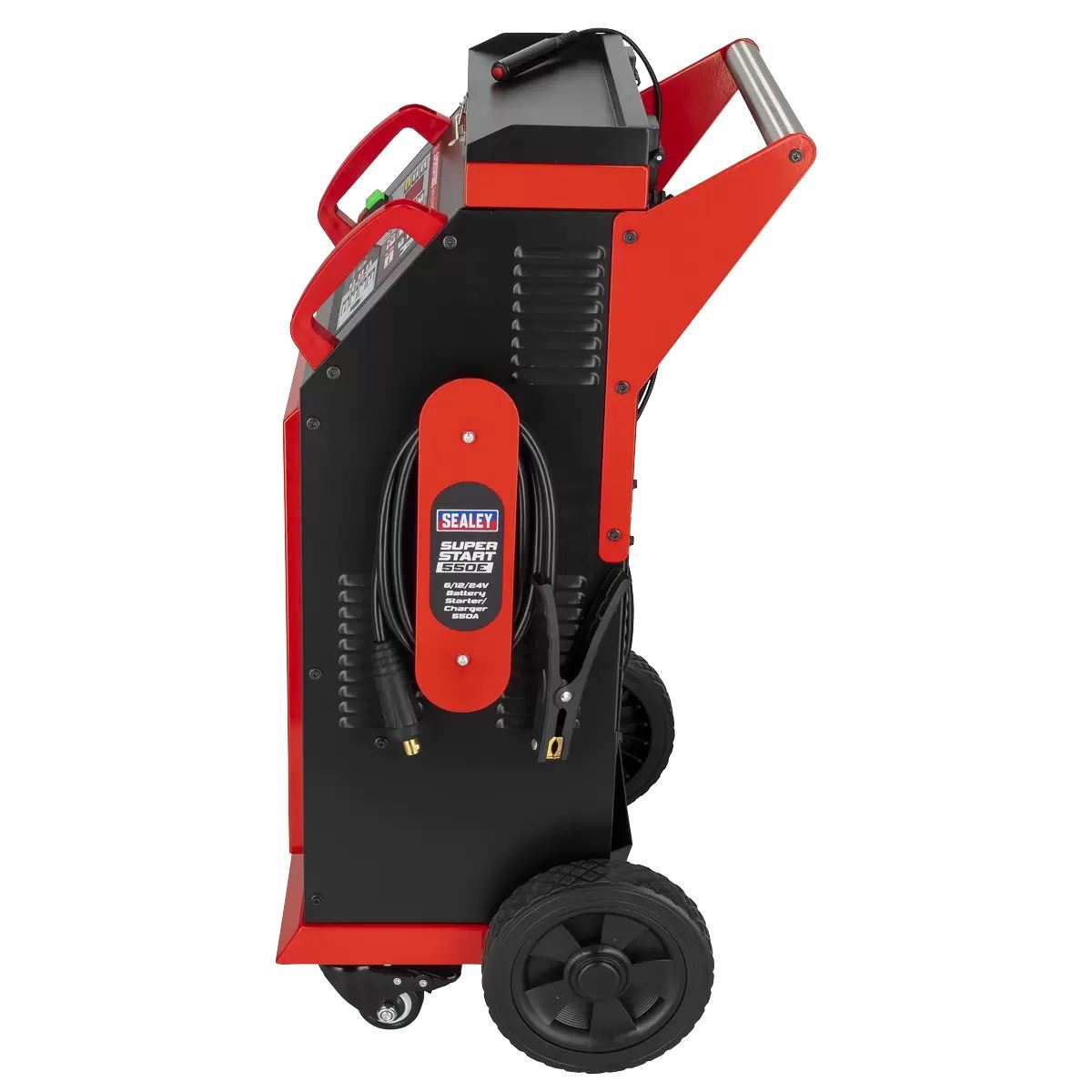 Sealey SUPERSTART550E 6/12/24V Battery Starter Charger 550A/230V