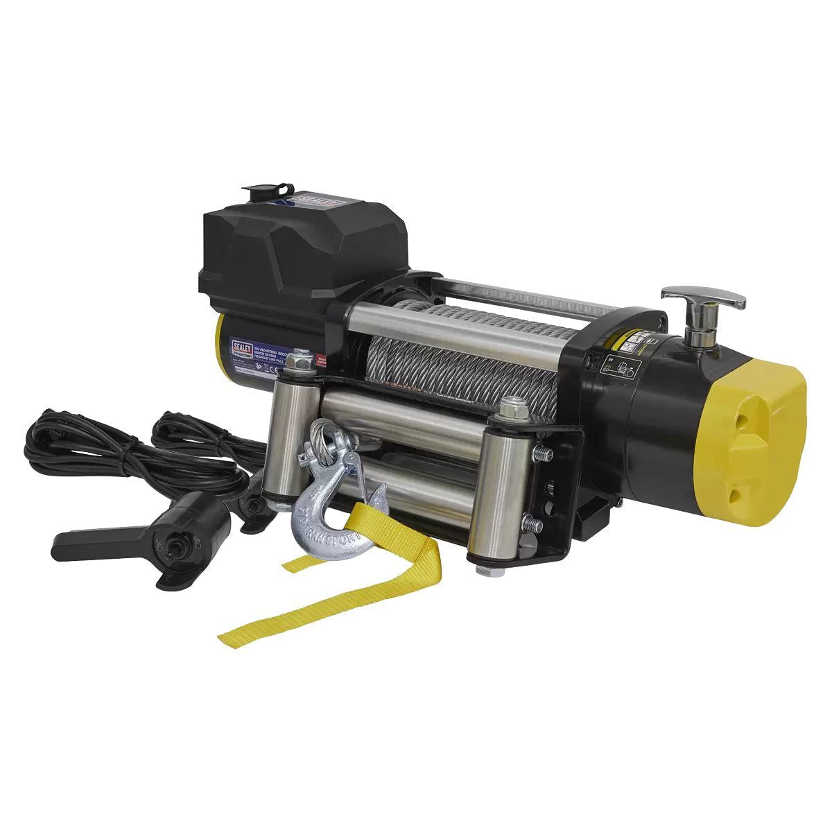 Sealey RW5675 12V Industrial Recovery Winch 5675kg Line Pull