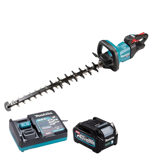 Makita UH006GZ 40V XGT 60cm Cordless  Hedge Trimmer with 1 x 2.5Ah Battery & Charger