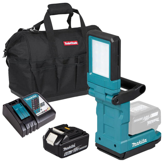 Makita DML819 18V LXT Magnetic Light with 1 x 6.0Ah Battery Charger & Bag