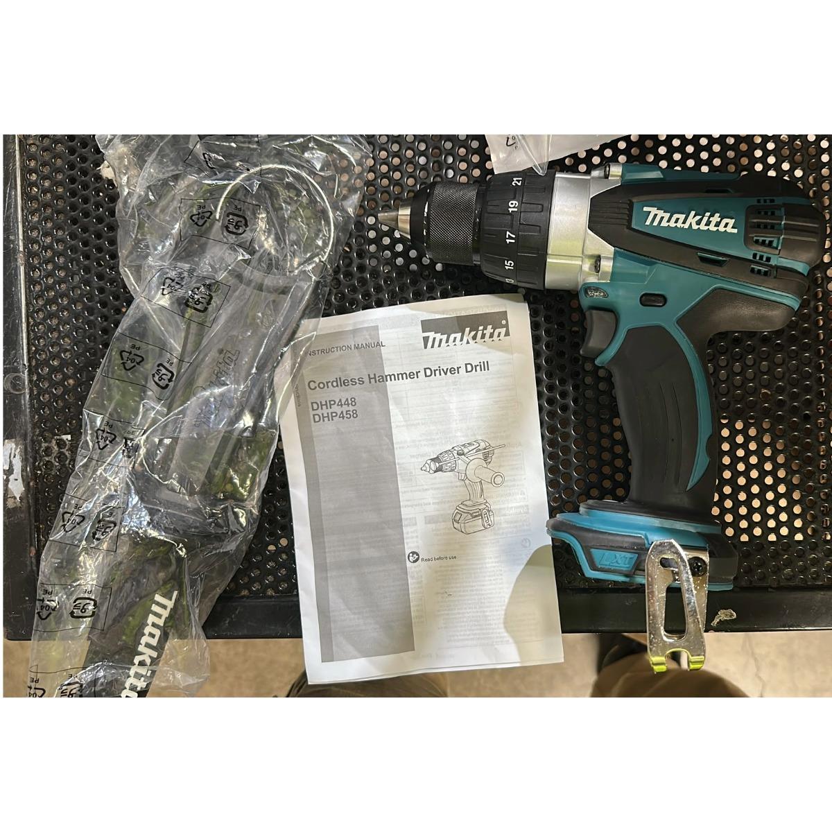 Makita DHP458Z 18V LXT Cordless 2-Speed Combi Drill Body Only Item Condition Seller Refurbished