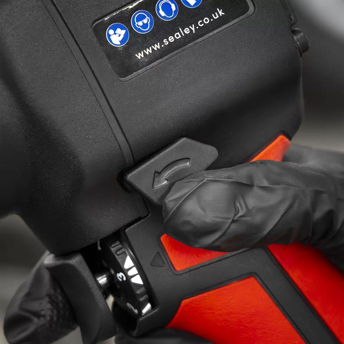 Sealey SA6002S Air Impact Wrench Twin Hammer 1/2in Square Drive