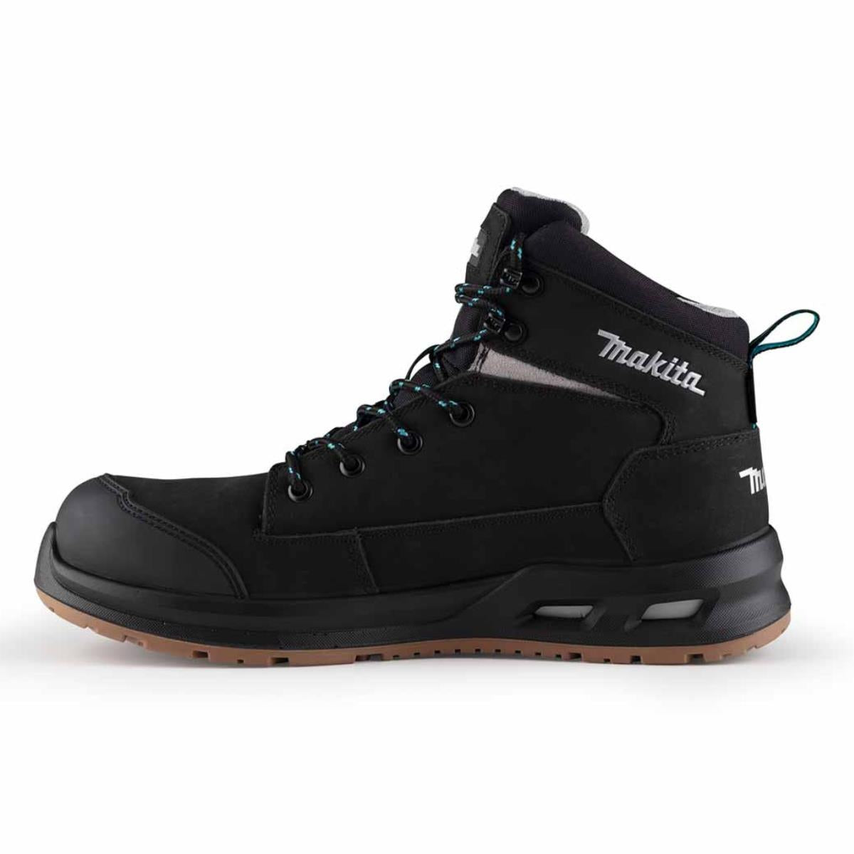 Makita MK401M Osaka Safety Leather Boots Black - Size 8