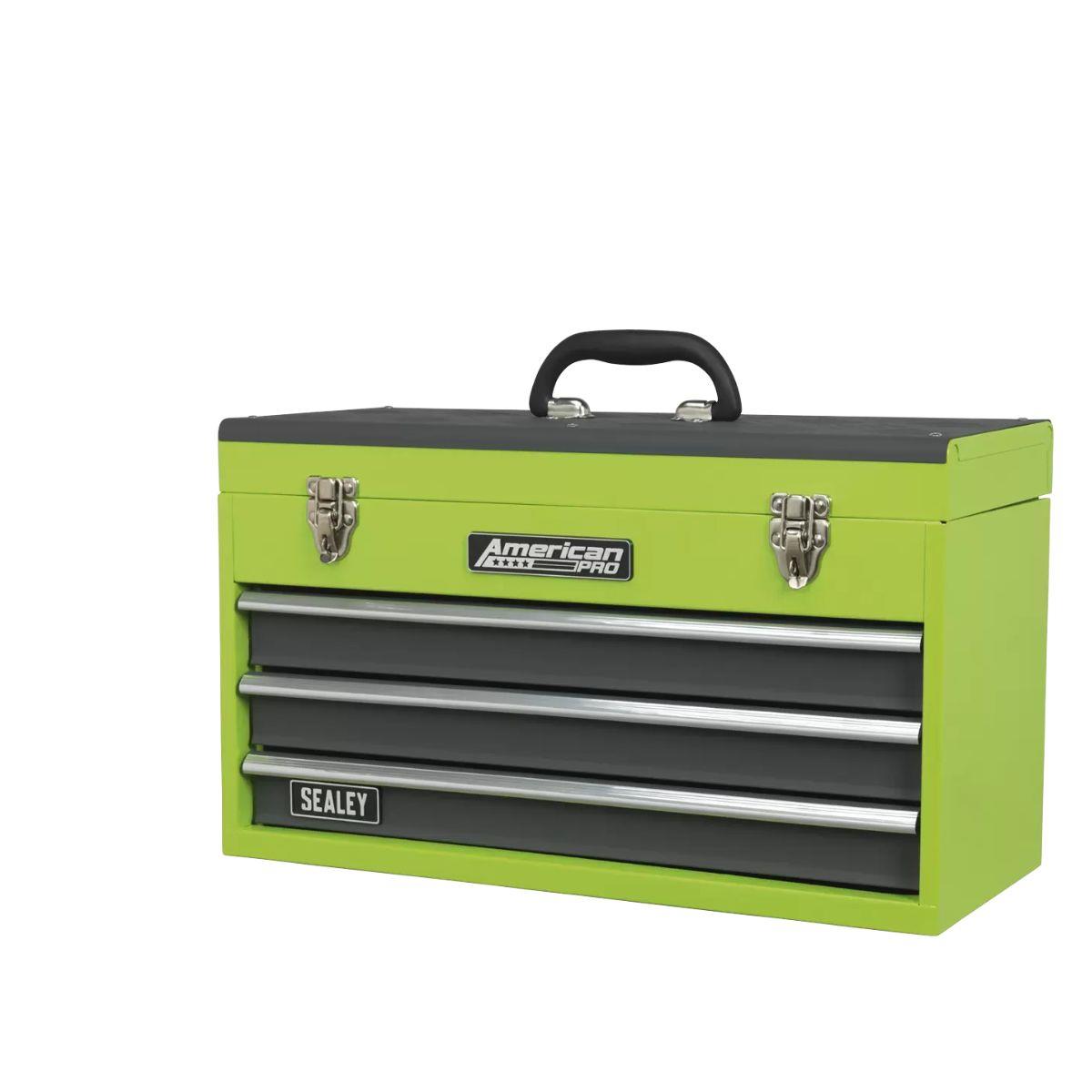 Sealey AP9243BBHV Tool Chest 3 Drawer Portable with Ball-Bearing Slides