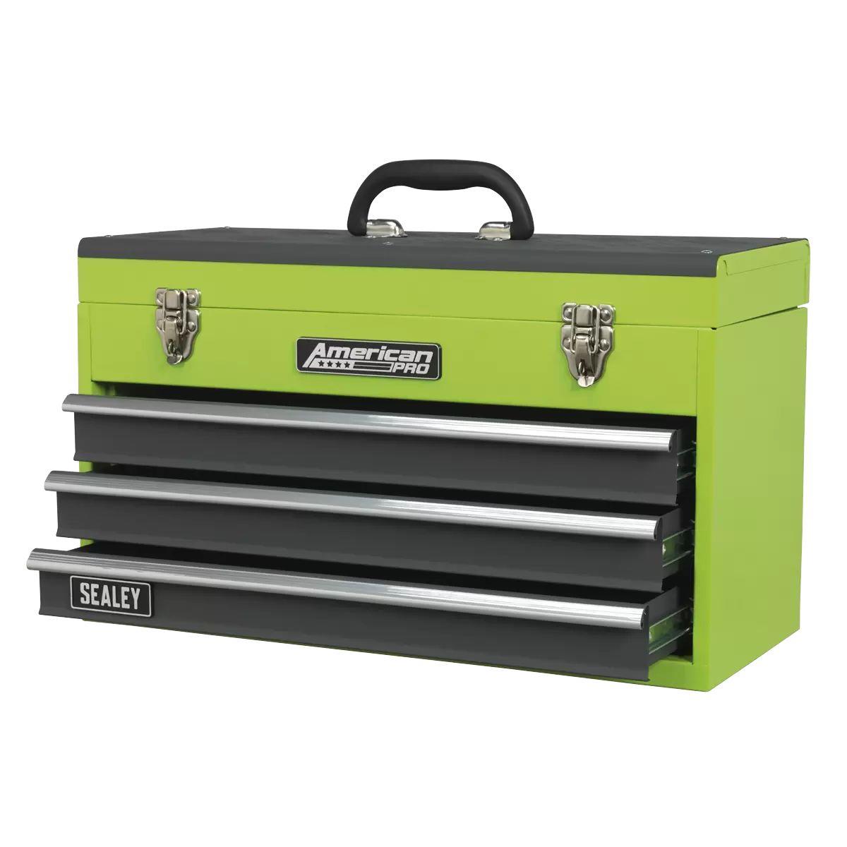 Sealey AP9243BBHV Tool Chest 3 Drawer Portable with Ball-Bearing Slides